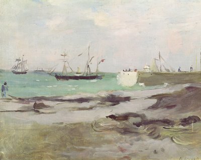 La entrada al puerto de Boulogne, 1880 de Berthe Morisot